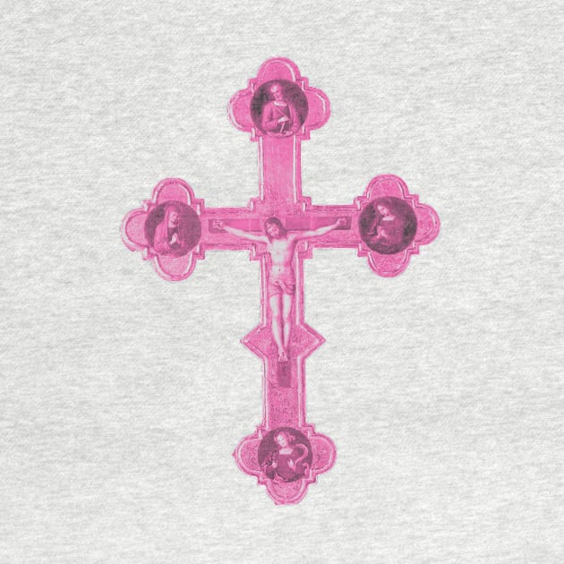 Barbie Pink Medieval Crucifix by lovefromsirius